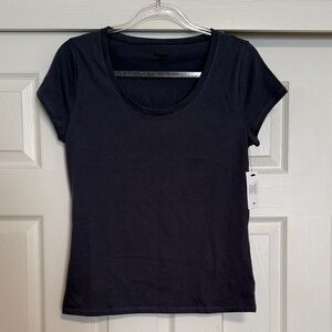 No Boundaries Scoop Neck Slate Grey Women's Tee